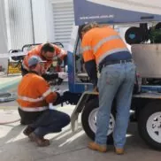 All-Ways Training Services training high pressure water jetting assistants.